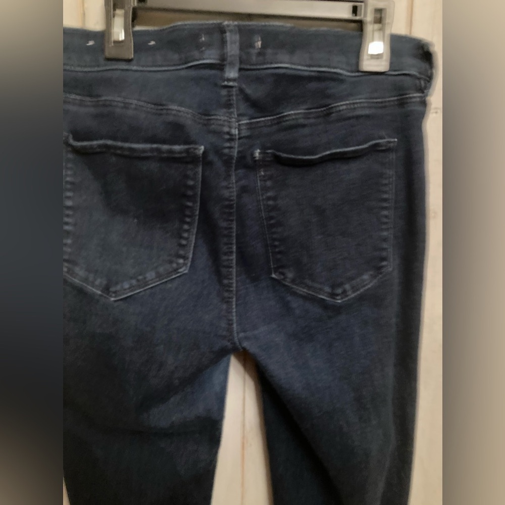 Loft Legging‎ Women's size 4 Denim jeans Stretch Dark Wash - Picture 6 of 10